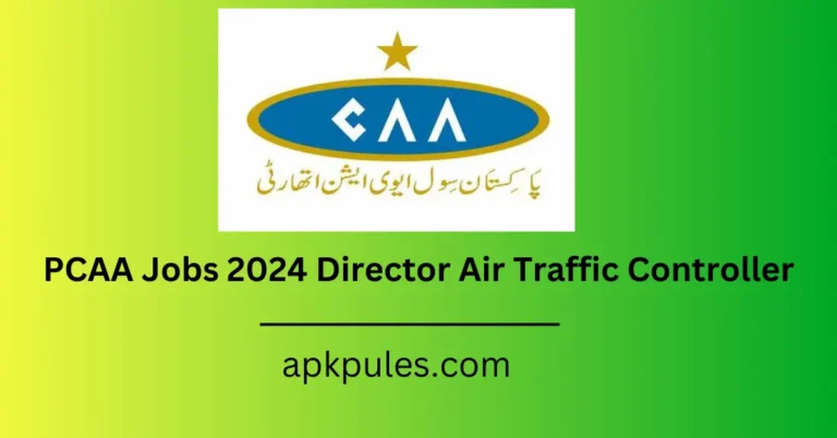 PCAA Jobs 2024 Director Air Traffic Controller